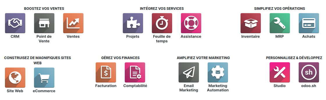 Applications odoo